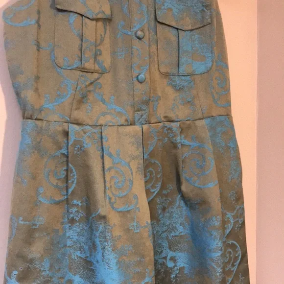 J Crew Sleeveless Button Front Dress - Picture 3 of 10